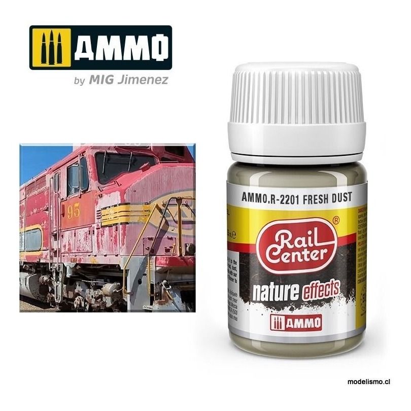AMMO.R-2201 RAIL-CENTER Polvo Fresco (35 mL)