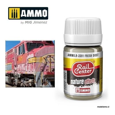 AMMO.R-2201 RAIL-CENTER Polvo Fresco (35 mL) AMMO.R-2201 RAIL-CENTER Polvo Fresco (35 mL)