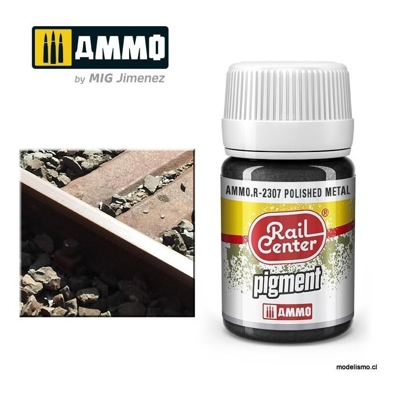 AMMO.R-2307 RAIL-CENTER Pigment Metal Pulido (35 mL)