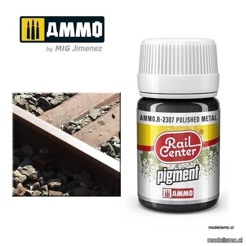 AMMO.R-2307 RAIL-CENTER Pigment Metal Pulido (35 mL)