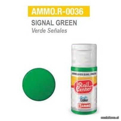 AMMO.R-0036 Verde Señales 15ml