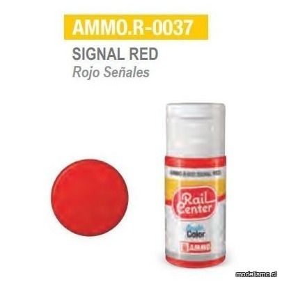 AMMO.R-0037 Rojo Señales 15ml