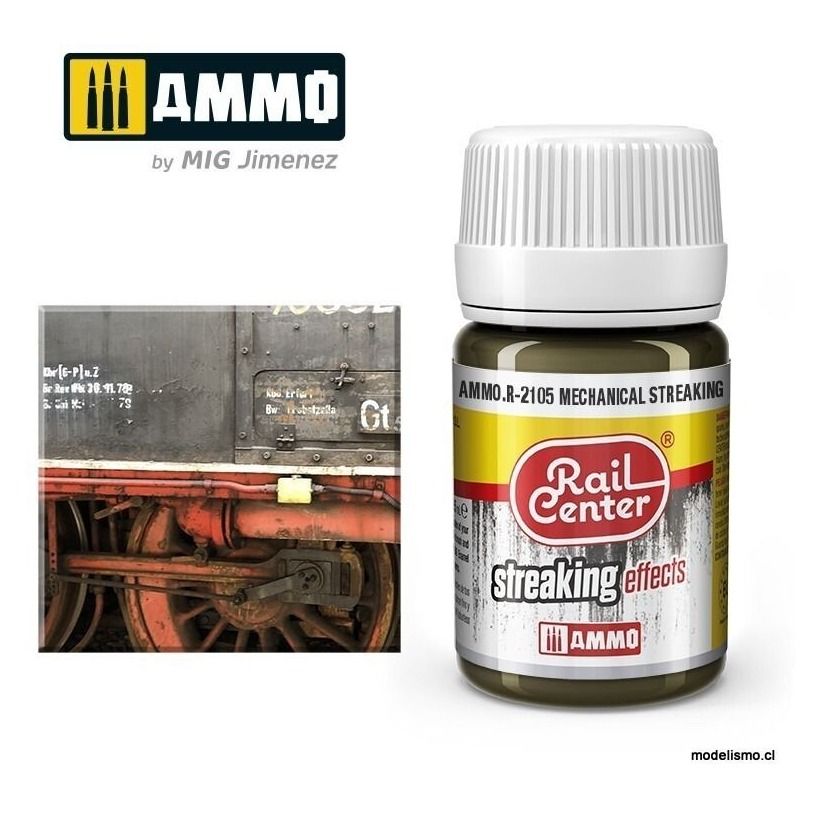 AMMO.R-2105 RAIL-CENTER Escurridos Mecánicos (35 mL) AMMO.R-2105 RAIL-CENTER Escurridos Mecánicos (35 mL)