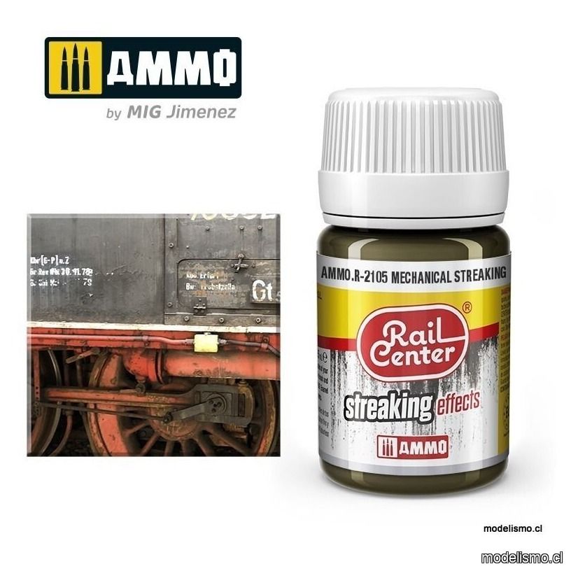 AMMO.R-2105 RAIL-CENTER Escurridos Mecánicos (35 mL) AMMO.R-2105 RAIL-CENTER Escurridos Mecánicos (35 mL)