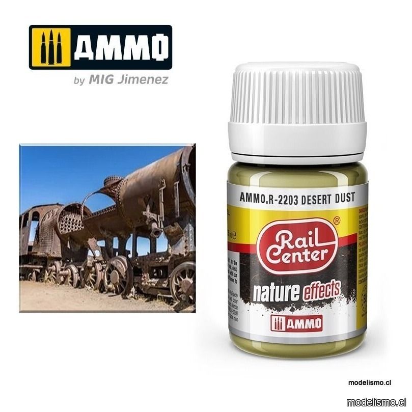 AMMO.R-2203 RAIL-CENTER Polvo Desértico (35 mL)