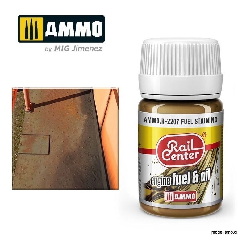AMMO.R-2207 RAIL-CENTER Manchas de Combustible (35 mL) AMMO.R-2207 RAIL-CENTER Manchas de Combustible (35 mL)