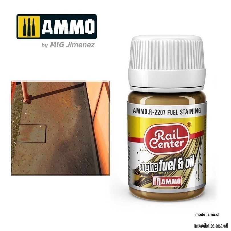 AMMO.R-2207 RAIL-CENTER Manchas de Combustible (35 mL) AMMO.R-2207 RAIL-CENTER Manchas de Combustible (35 mL)