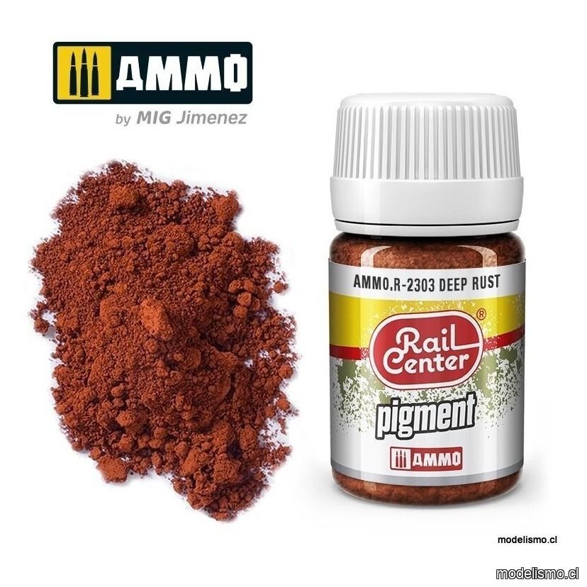 AMMO.R-2303 RAIL-CENTER Pigment Óxido Intenso (35 mL) AMMO.R-2303 RAIL-CENTER Pigment Óxido Intenso (35 mL)