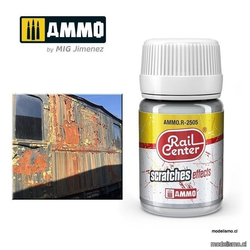 AMMO.R-2505 RAIL-CENTER Efectos de Rozaduras (35mL) AMMO.R-2505 RAIL-CENTER Efectos de Rozaduras (35mL)