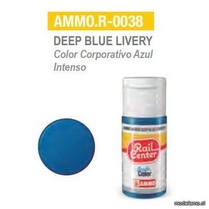 AMMO.R-0038 Color Corporativo Azul Intenso 15ml AMMO.R-0038 Color Corporativo Azul Intenso 15ml