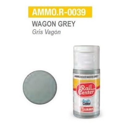 AMMO.R-0039 Gris Vagón 15ml