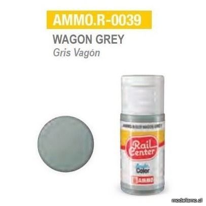 AMMO.R-0039 Gris Vagón 15ml