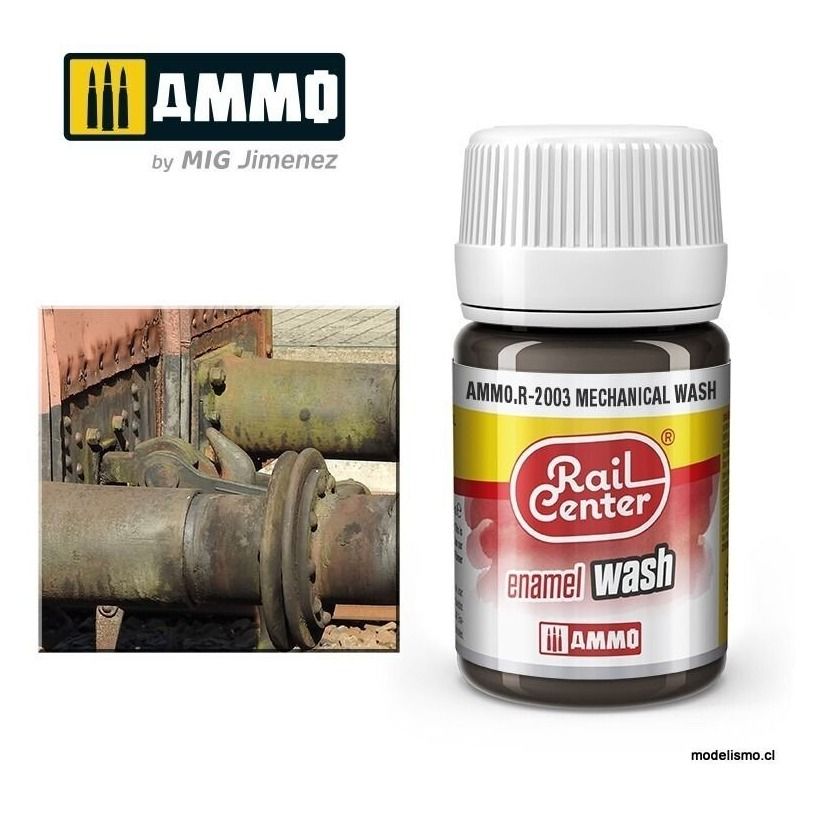 AMMO.R-2003 RAIL-CENTER Lavado Mecánico (35 mL) AMMO.R-2003 RAIL-CENTER Lavado Mecánico (35 mL)