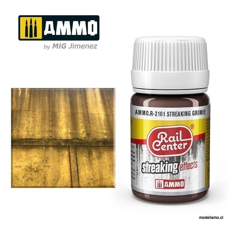 AMMO.R-2101 RAIL-CENTER Suciedad Escurrida (35 mL) AMMO.R-2101 RAIL-CENTER Suciedad Escurrida (35 mL)