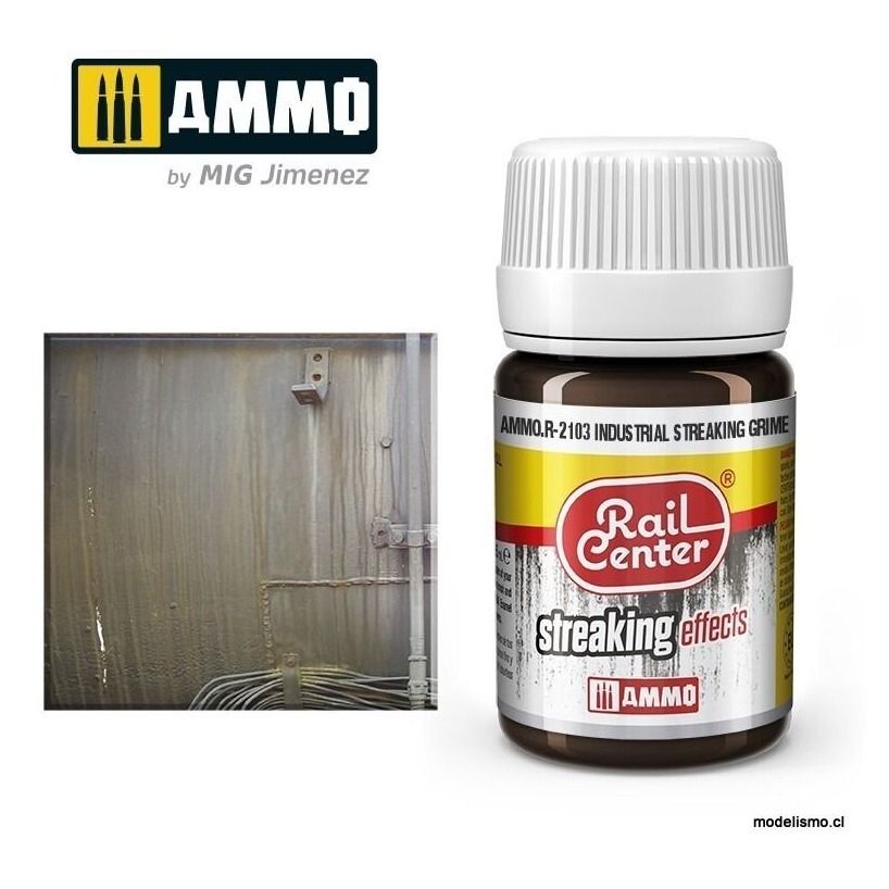 AMMO.R-2103 RAIL-CENTER Escurridos de Suciedad Industrial (35 mL) AMMO.R-2103 RAIL-CENTER Escurridos de Suciedad Industrial (35 mL)