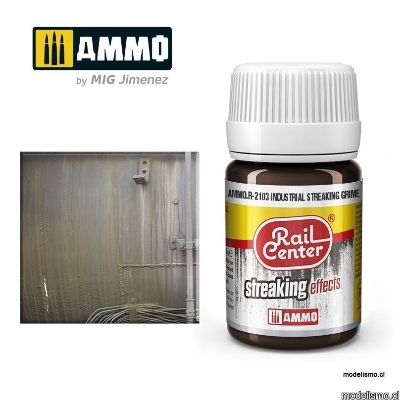 AMMO.R-2103 RAIL-CENTER Escurridos de Suciedad Industrial (35 mL) AMMO.R-2103 RAIL-CENTER Escurridos de Suciedad Industrial (35 mL)