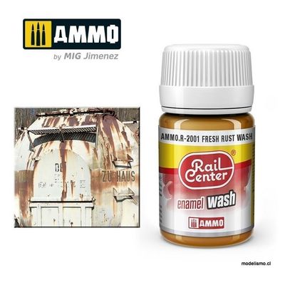 AMMO.R-2001 RAIL-CENTER Lavado Óxido Fresco (35 mL)