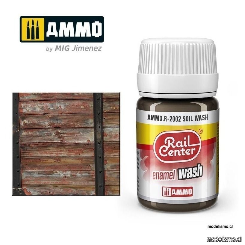 AMMO.R-2002 RAIL-CENTER Lavado Suelo (35 mL) AMMO.R-2002 RAIL-CENTER Lavado Suelo (35 mL)