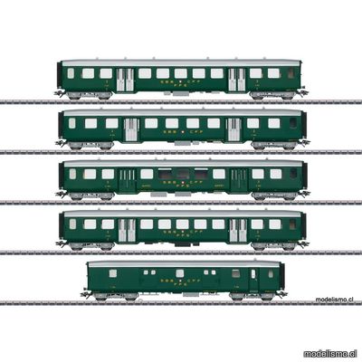 Märklin 43369 Set de vagones de acero ligero para la SBB Ae 3/6 I Märklin 43369 Set de vagones de acero ligero para la SBB Ae 3/6 I