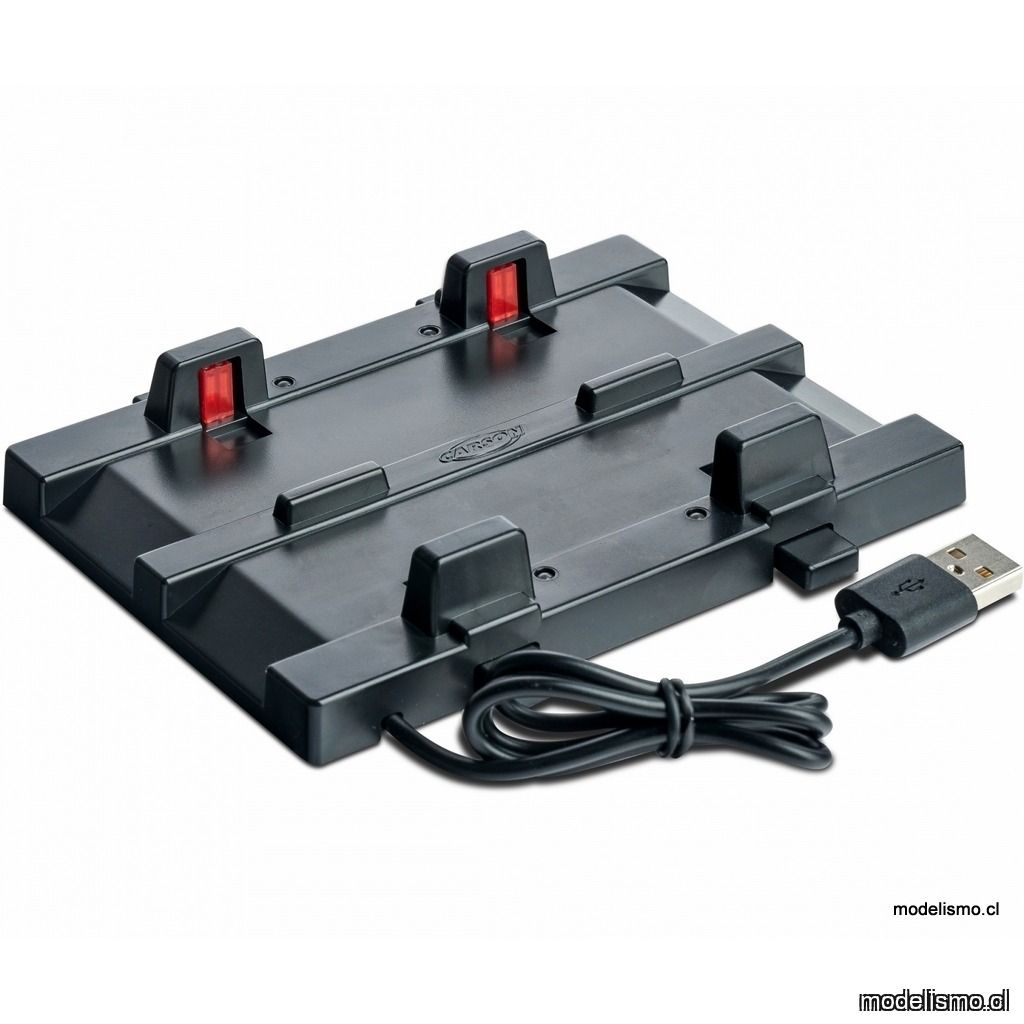 Carson 500504145 Unidad de carga USB de cuatro puntos 1:87 Carson 500504145 Unidad de carga USB de cuatro puntos 1:87
