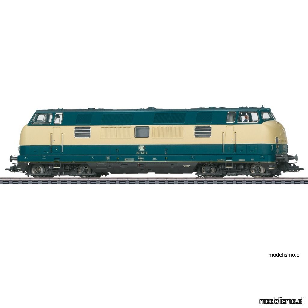 KL Märklin 37824 Locomotora diésel pesada de la serie 221 - usado KL Märklin 37824 Locomotora diésel pesada de la serie 221 - usado