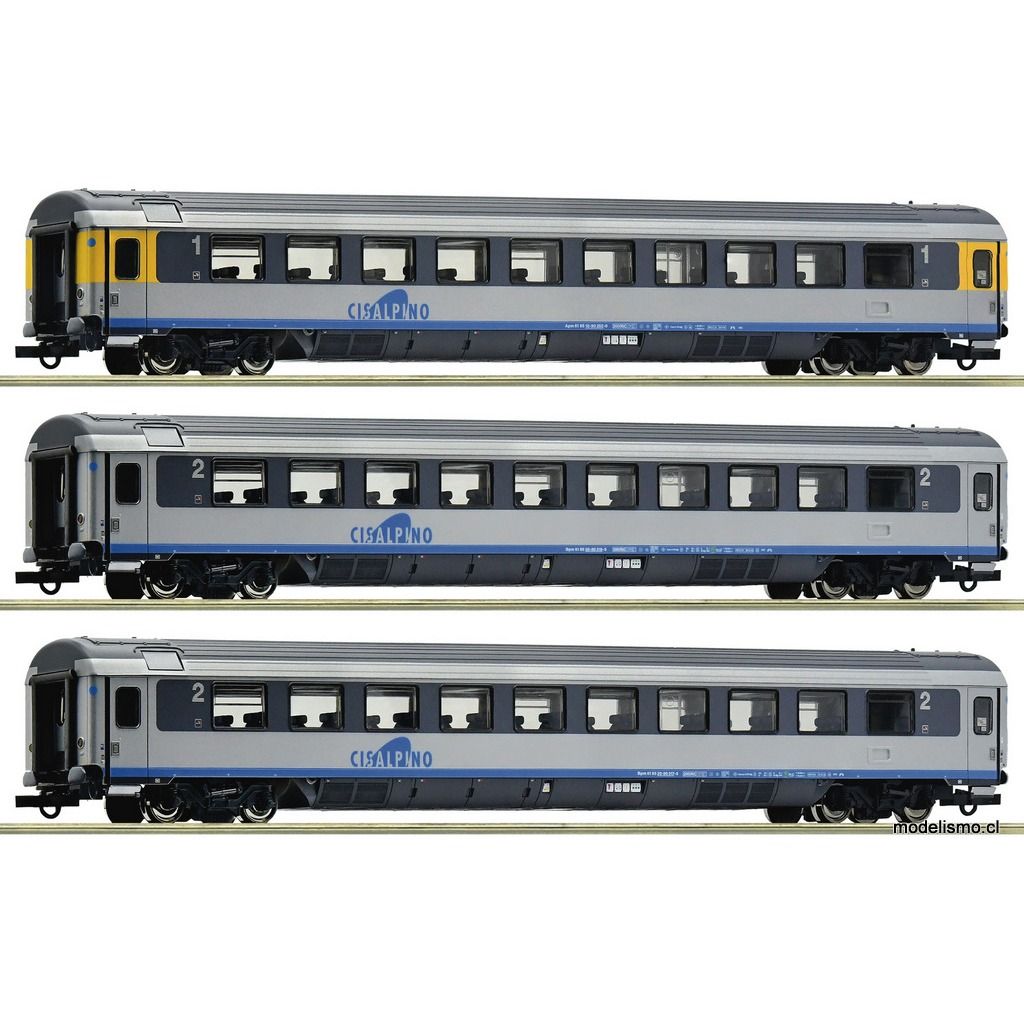 Roco 6200032 Set de 3 piezas (1): Cisalpino, CIS