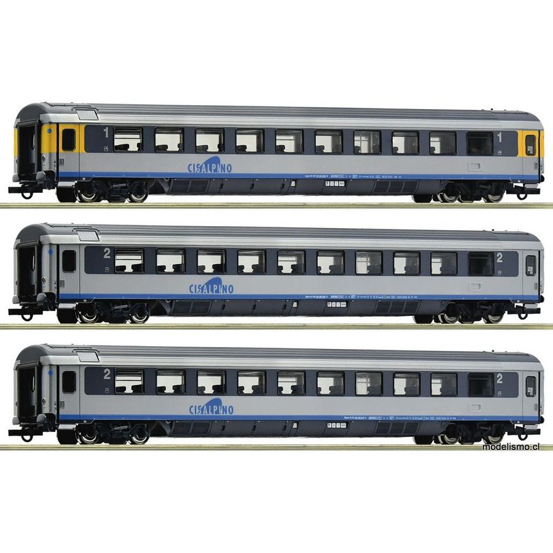 Roco 6200032 Set de 3 piezas (1): Cisalpino, CIS