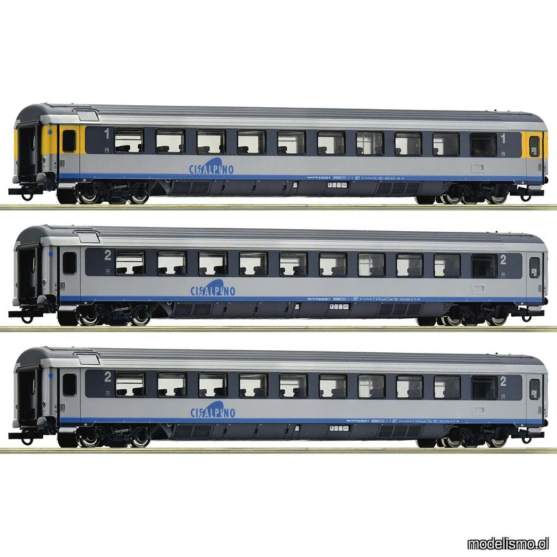 Roco 6200032 Set de 3 piezas (1): Cisalpino, CIS Roco 6200032 Set de 3 piezas (1): Cisalpino, CIS