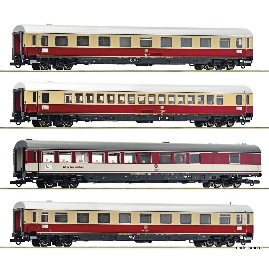 Roco 74012 Set de 4 piezas: TEE 20 "Saphir", DB