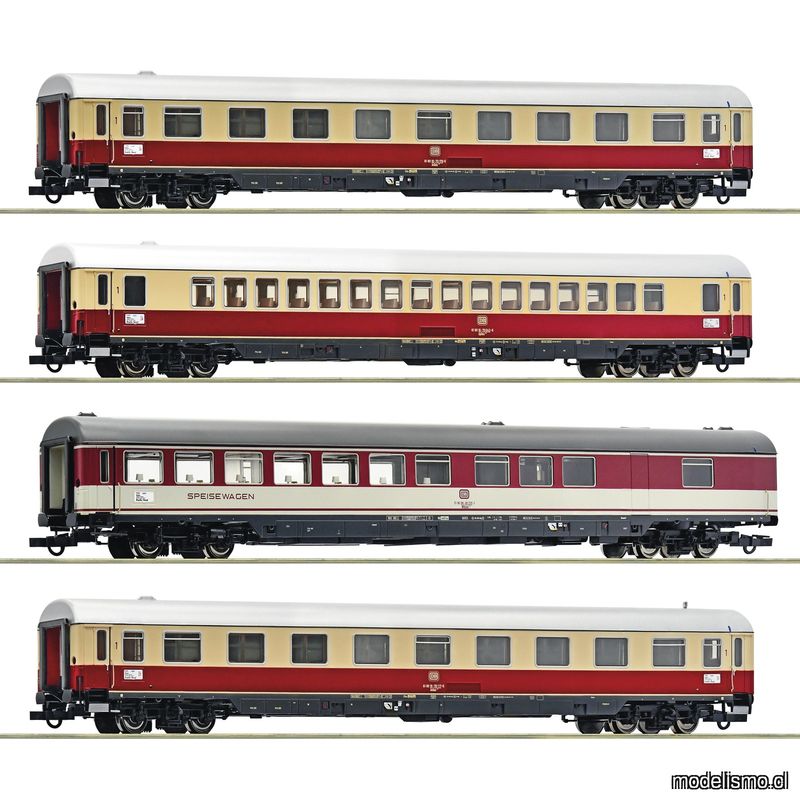 Roco 74012 Set de 4 piezas: TEE 20 "Saphir", DB Roco 74012 Set de 4 piezas: TEE 20 "Saphir", DB