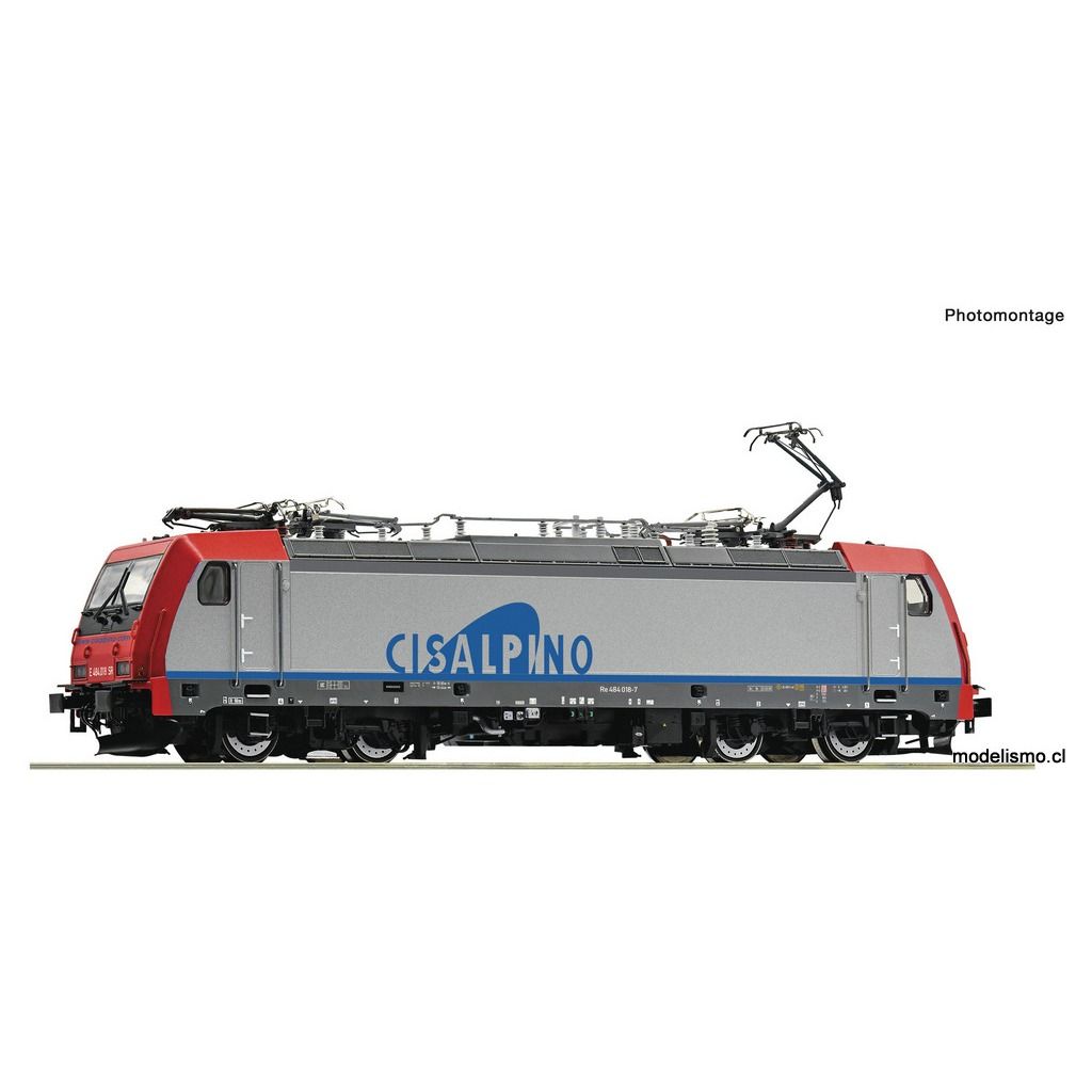 Roco 7500031 Locomotora eléctrica Re 484 018-7, Cisalpino