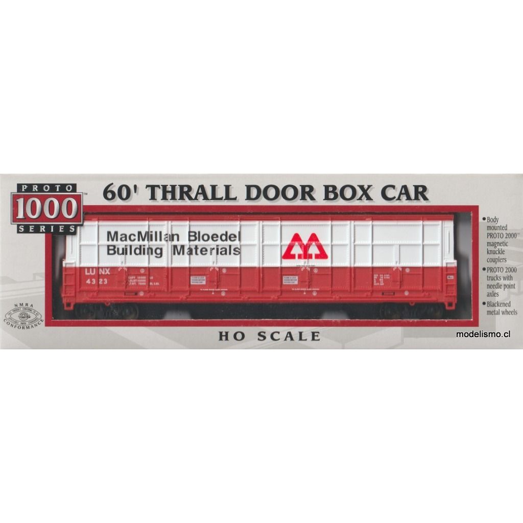 Proto 1000 23936/LUNX #4323 60´ THRALL DOOR BOX CAR Proto 1000 23936/LUNX #4323 60´ THRALL DOOR BOX CAR