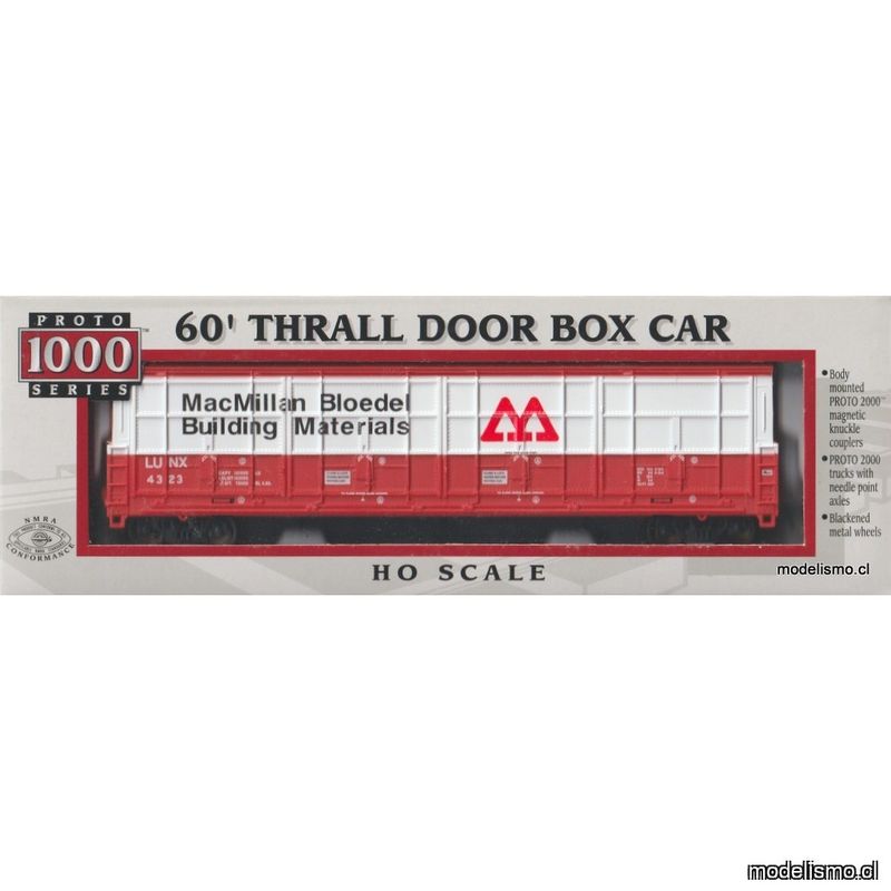 Proto 1000 23936/LUNX #4323 60´ THRALL DOOR BOX CAR Proto 1000 23936/LUNX #4323 60´ THRALL DOOR BOX CAR