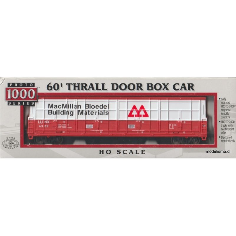 Proto 1000 23937/LUNX #4329 60´ THRALL DOOR BOX CAR Proto 1000 23937/LUNX #4329 60´ THRALL DOOR BOX CAR