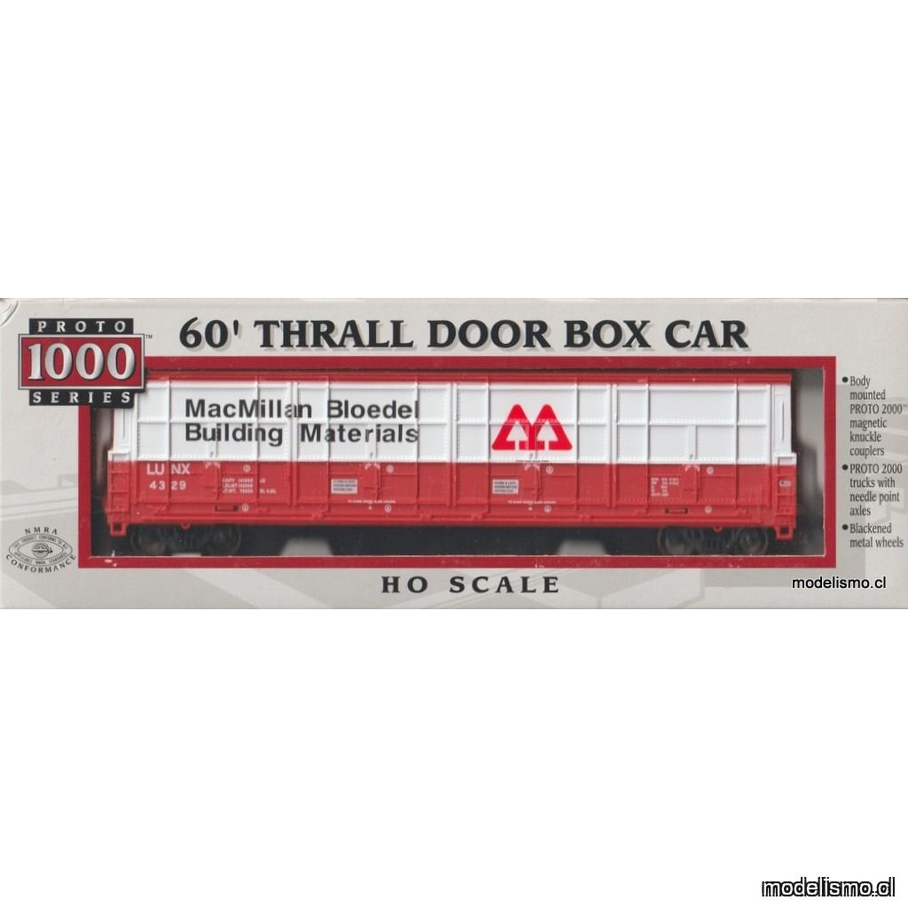 Proto 1000 23937/LUNX #4329 60´ THRALL DOOR BOX CAR