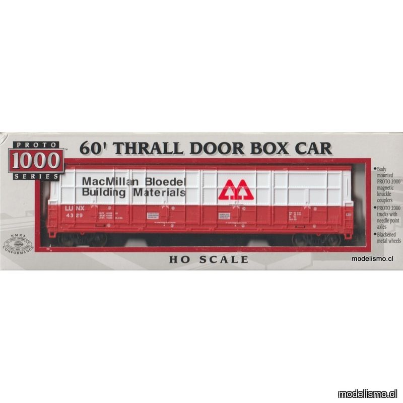 Proto 1000 23937/LUNX #4329 60´ THRALL DOOR BOX CAR Proto 1000 23937/LUNX #4329 60´ THRALL DOOR BOX CAR