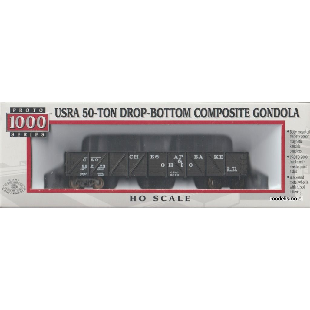 Proto 1000 23952 Chesapeake and Ohio Railway #29773 USRA 50-TON DROP-BOTTOM Proto 1000 23952 Chesapeake and Ohio Railway #29773 USRA 50-TON DROP-BOTTOM