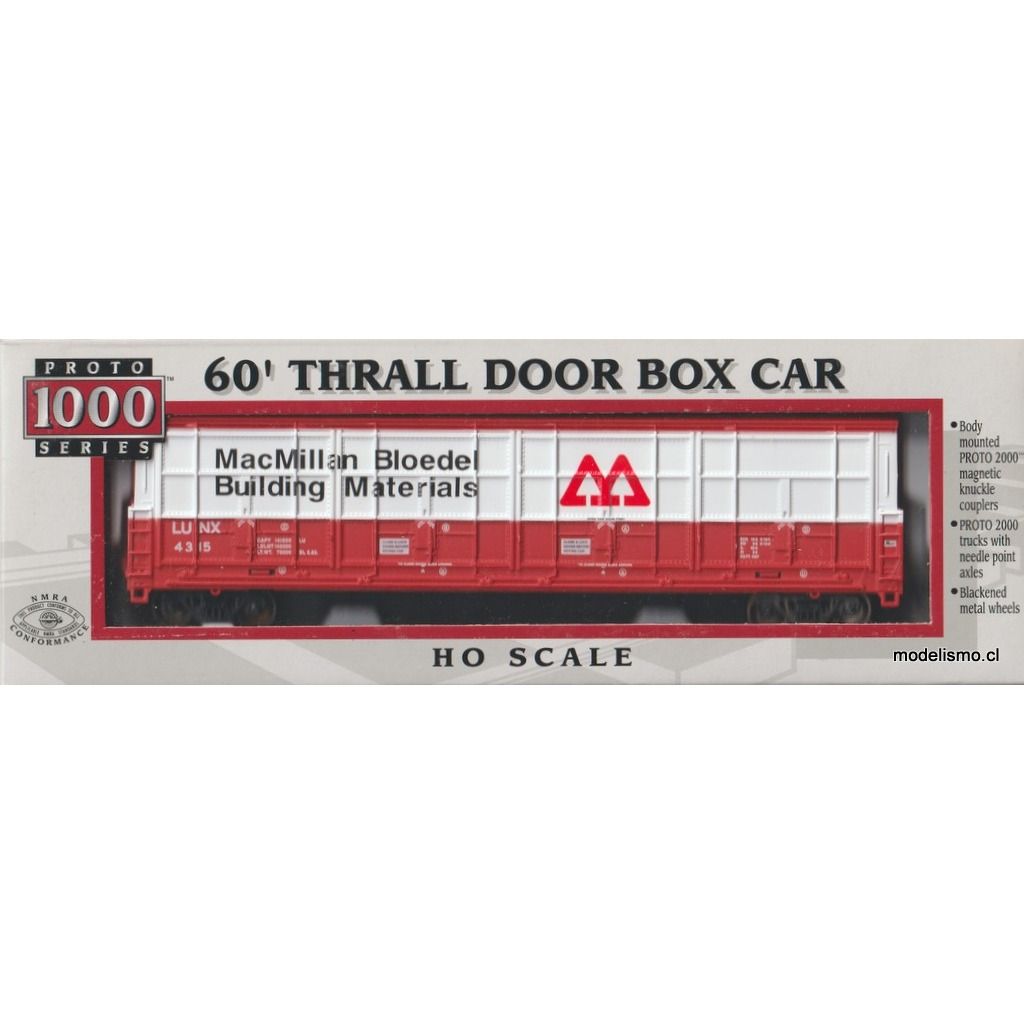 Proto 1000 23940/LUNX #4315 60´ THRALL DOOR BOX CAR Proto 1000 23940/LUNX #4315 60´ THRALL DOOR BOX CAR