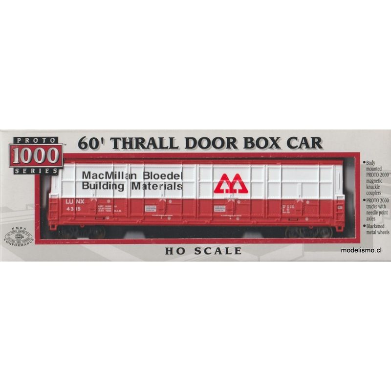 Proto 1000 23940/LUNX #4315 60´ THRALL DOOR BOX CAR Proto 1000 23940/LUNX #4315 60´ THRALL DOOR BOX CAR