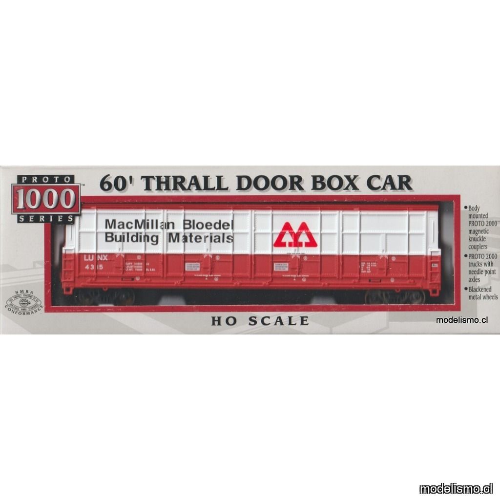 Proto 1000 23940/LUNX #4315 60´ THRALL DOOR BOX CAR
