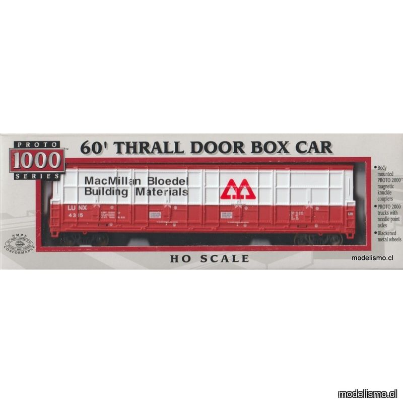 Proto 1000 23940/LUNX #4315 60´ THRALL DOOR BOX CAR Proto 1000 23940/LUNX #4315 60´ THRALL DOOR BOX CAR