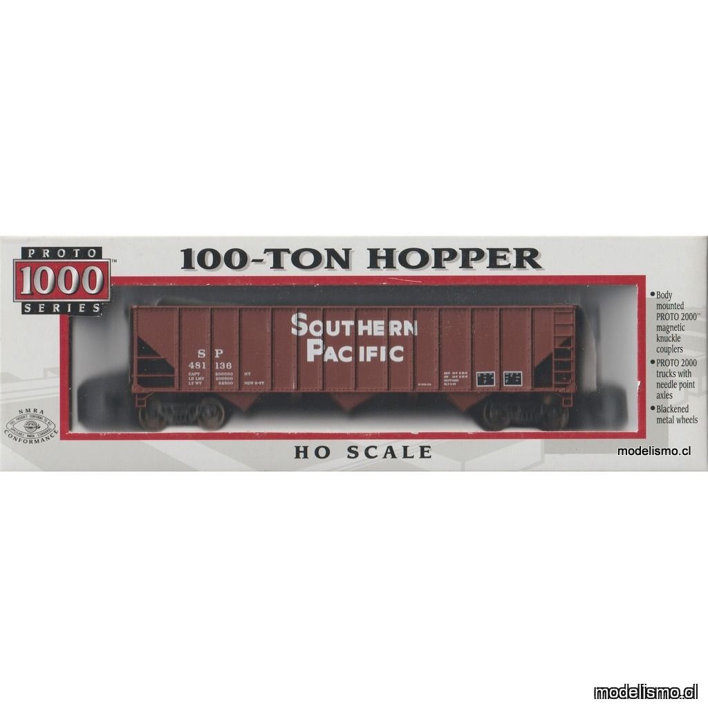 Proto 1000 23931 Southern Pacific #481136 100-TON HOPPER Proto 1000 23931 Southern Pacific #481136 100-TON HOPPER