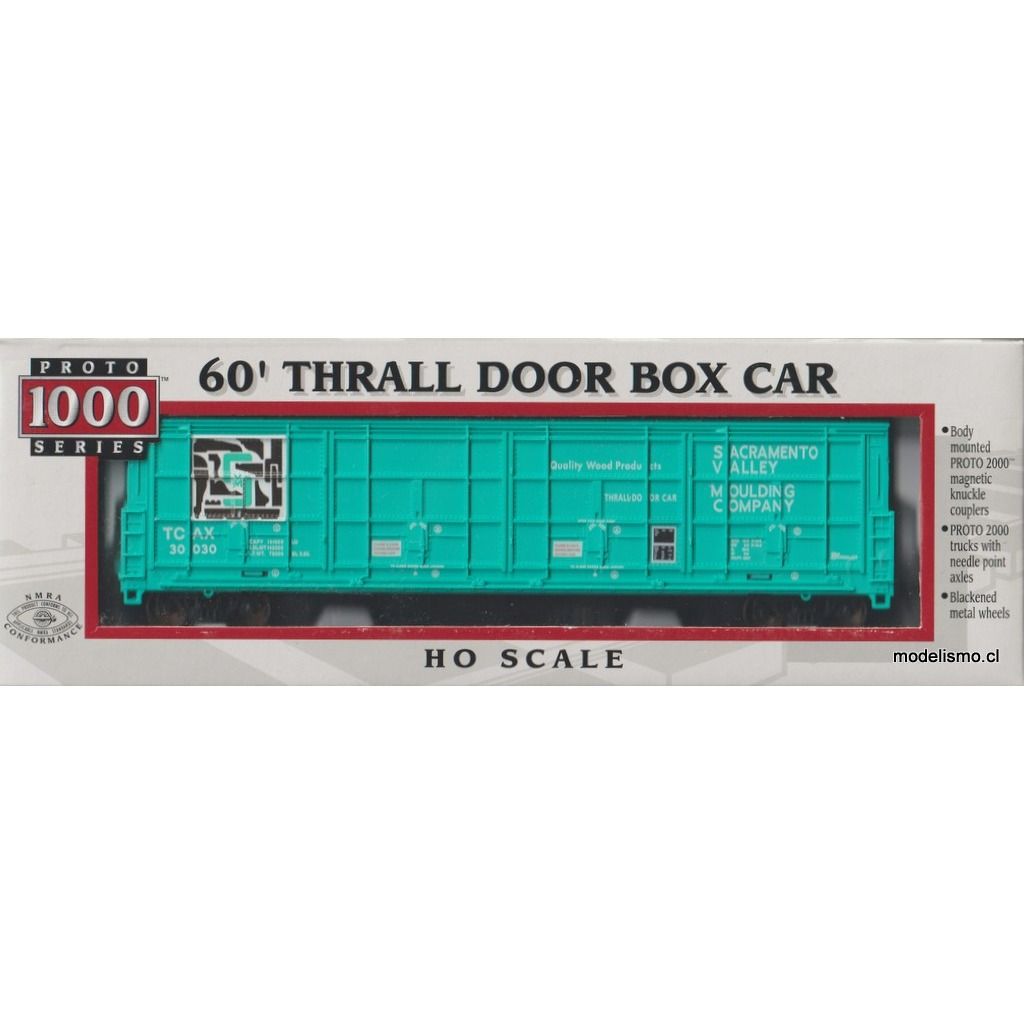 Proto 1000 23938/TCAX #30030 60' THRALL DOOR BOX CAR Proto 1000 23938/TCAX #30030 60' THRALL DOOR BOX CAR