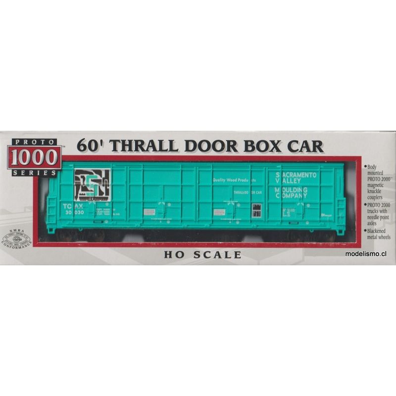 Proto 1000 23938/TCAX #30030 60' THRALL DOOR BOX CAR Proto 1000 23938/TCAX #30030 60' THRALL DOOR BOX CAR