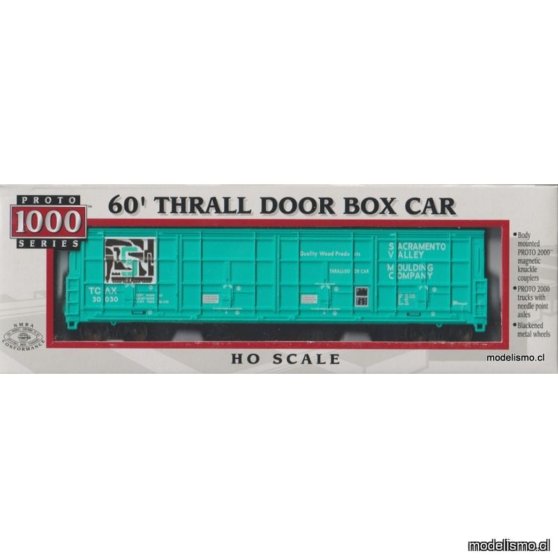 Proto 1000 23938/TCAX #30030 60' THRALL DOOR BOX CAR Proto 1000 23938/TCAX #30030 60' THRALL DOOR BOX CAR