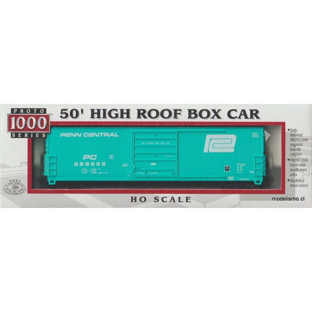 Proto 1000 23943/PC #229258 50' HIGH ROOF BOX CAR Proto 1000 23943/PC #229258 50' HIGH ROOF BOX CAR