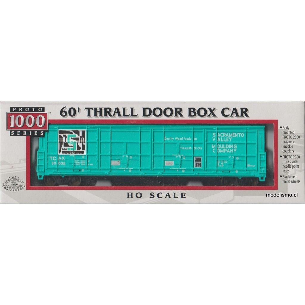 Proto 1000 23939/TCAX #30032 60' THRALL DOOR BOX CAR Proto 1000 23939/TCAX #30032 60' THRALL DOOR BOX CAR