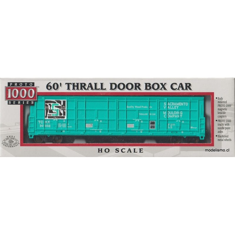 Proto 1000 23939/TCAX #30032 60' THRALL DOOR BOX CAR Proto 1000 23939/TCAX #30032 60' THRALL DOOR BOX CAR