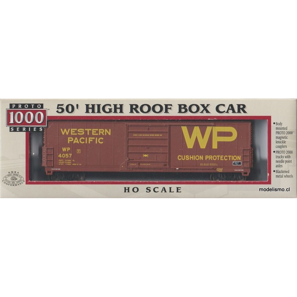 Proto 1000 23946/WP #4057 50# HIGH ROOF BOX CAR