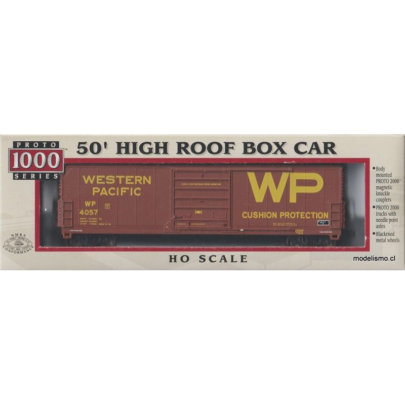 Proto 1000 23946/WP #4057 50# HIGH ROOF BOX CAR Proto 1000 23946/WP #4057 50# HIGH ROOF BOX CAR